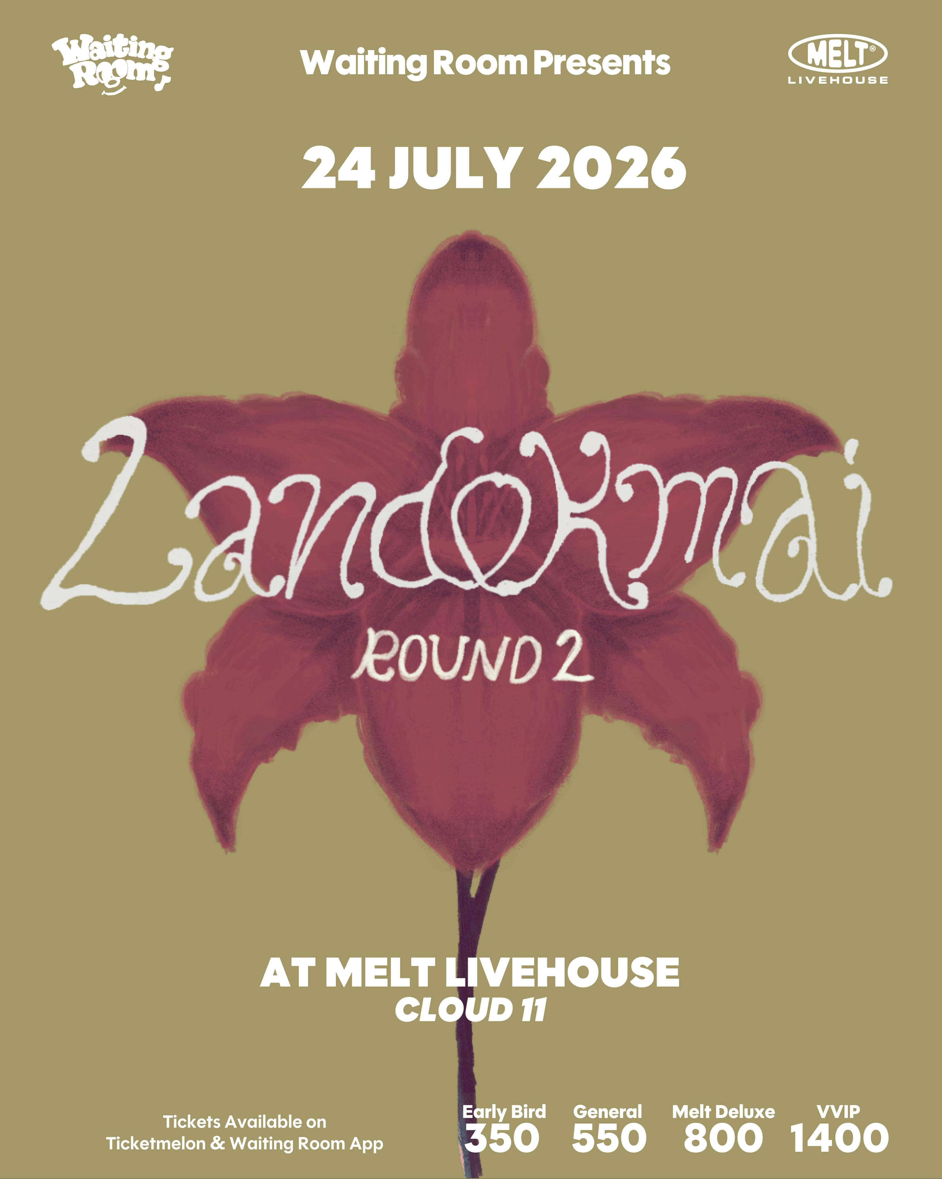 Landokmai • Melt Livehouse Cloud 11 poster