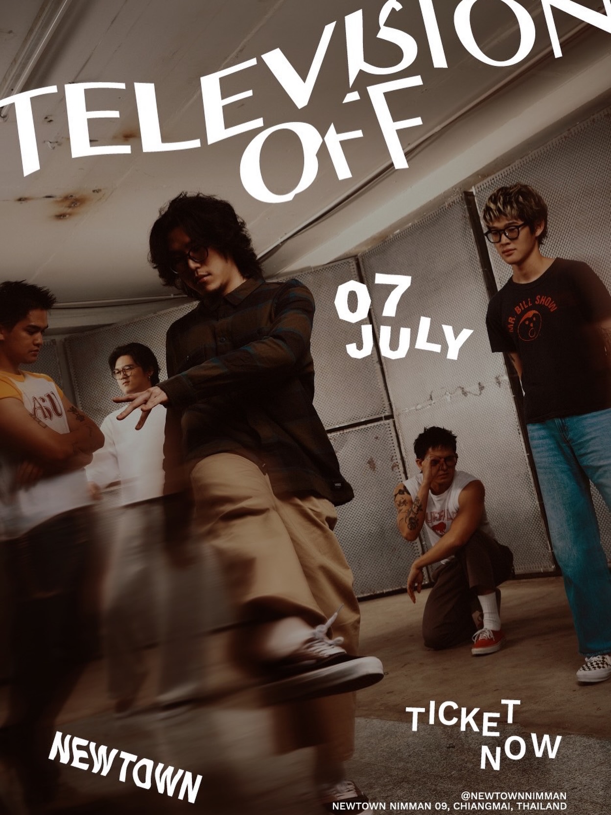 Television off • Newtown Nimman poster