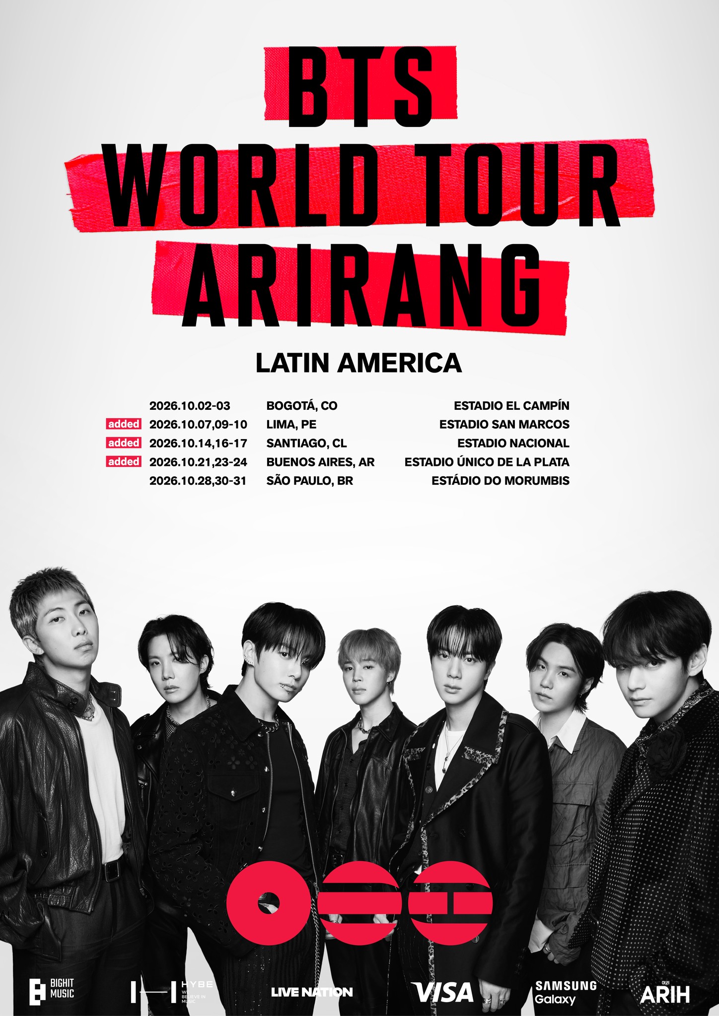 BTS • ESTADIO EL CAMPÍN poster